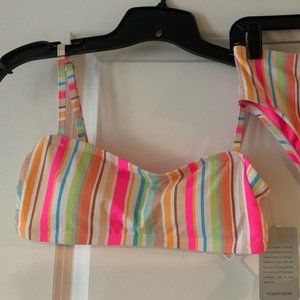 Multicolored Striped VYB Swimsuit, Size M